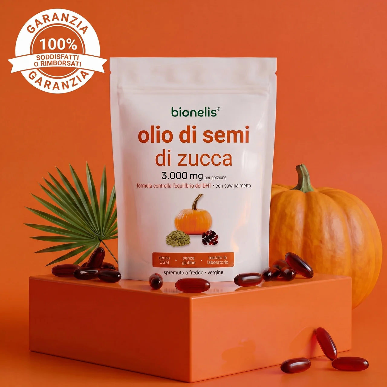 Bionelis® — Integratore Olio di Semi di Zucca + Saw Palmetto