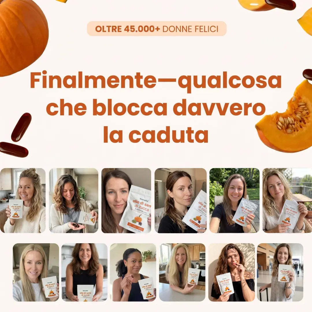 Bionelis® — Integratore Olio di Semi di Zucca + Saw Palmetto