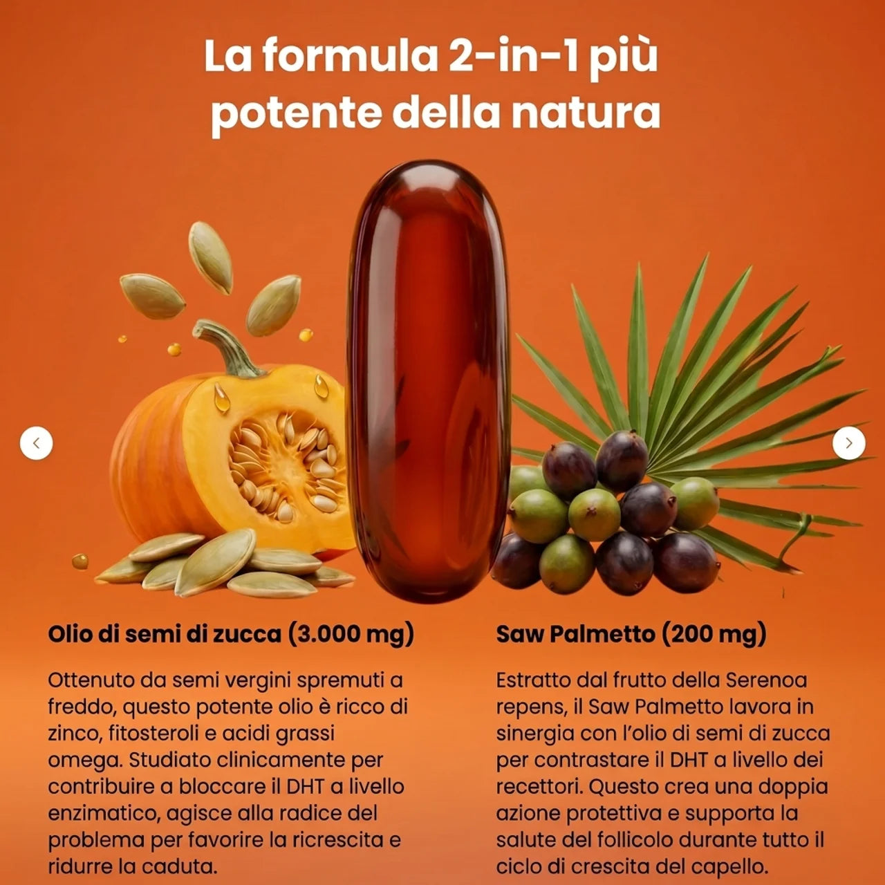 Bionelis® — Integratore Olio di Semi di Zucca + Saw Palmetto